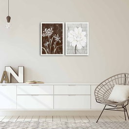 Wallity Cuadro Decorativo Enmarcado 2 Piezas Multicolor